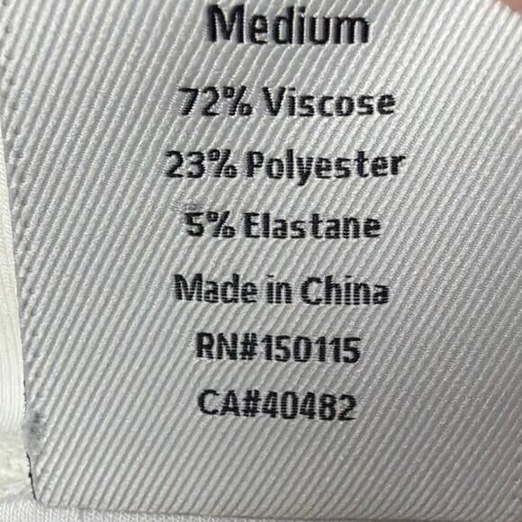 Varley Rosannah Zip Dress Egret Gold Zip Sporty Chic Athleisure Minimalist Sz M - Picture 9 of 9